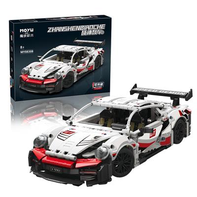 1:14 911RS3 经典款（小颗粒积木）静态版1202pcs - OBL10094222