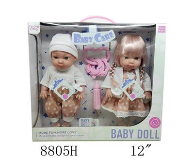 （GCC）12寸12声娃娃两只装+配件（包电6*AG13） - OBL10098724