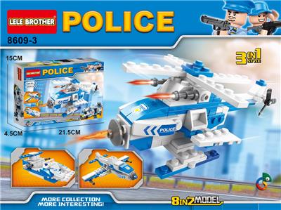 警用直升机109pcs - OBL10099136