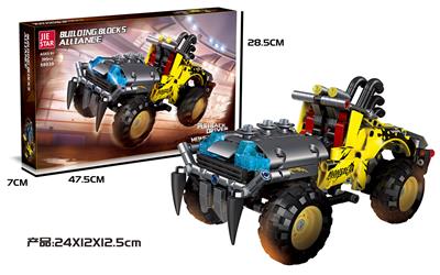 怪兽号Z-1 |回力功能| 395PCS - OBL10099417