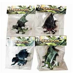 Western soft glue four legged flying dragon - OBL10099550