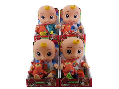 10寸单只装展示盒搪胶PVC肥童（带IC音乐加充棉熊）COCOMELON超级宝贝娃娃 - OBL10101163