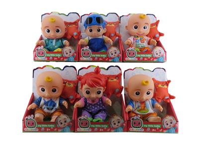 8寸单只装展示盒搪胶PVC肥童（带IC音乐加充棉熊）COCOMELON超级宝贝娃娃 - OBL10101169