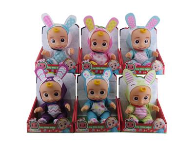 8寸单只装展示盒搪胶PVC肥童（带IC音乐）COCOMELON超级宝贝娃娃 - OBL10101170