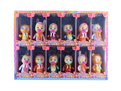 5寸24只装实身肥童（可以喝水流眼泪加动物和配件）哭泣娃娃 - OBL10101414