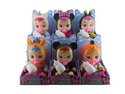 10寸展示盒搪胶PVC肥童（带IC音乐可以喝水流眼泪）哭泣娃娃 - OBL10101428