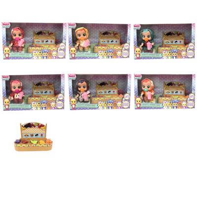 6寸开窗盒实身会流眼泪水果哭泣娃娃带水果摊 - OBL10102803