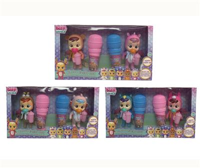 5.5寸3款混装实身会流眼泪哭泣娃娃（2只装） - OBL10104396