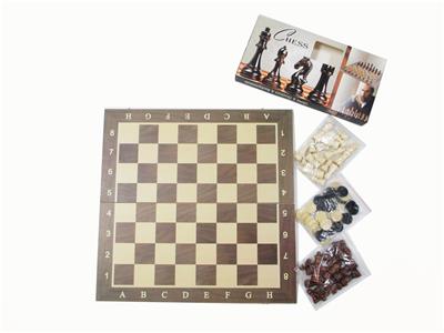 木制国际象棋+西洋棋+双陆棋 - OBL10105901