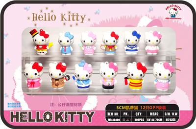 5CM凯蒂猫 12只OPP袋装 - OBL10107363