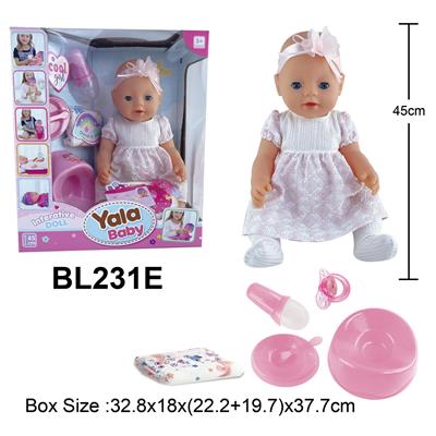 18寸娃娃喝水小便功能 - OBL10108533