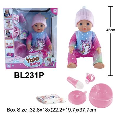 18寸娃娃喝水小便功能 - OBL10108544