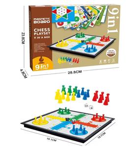 9合1游戏棋磁性折叠棋盘 - OBL10112442