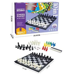10合1游戏棋磁性折叠棋盘 - OBL10112443