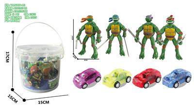 4款装/忍者神龟/回力车 - OBL10113481