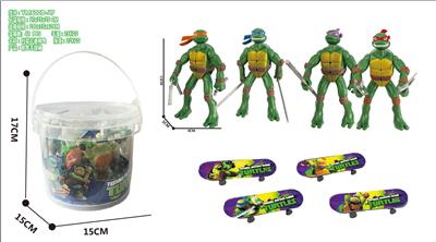 4款忍者神龟/配滑板 - OBL10113485