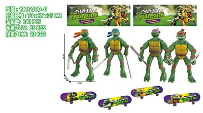 2款忍者神龟/配滑板 - OBL10113491