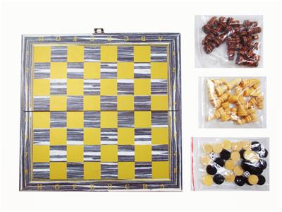 23.5*23.5木制国际象棋+西洋棋+双陆棋 - OBL10113798