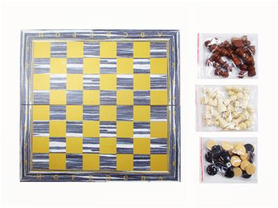 29*29木制国际象棋+西洋棋+双陆棋 - OBL10113799