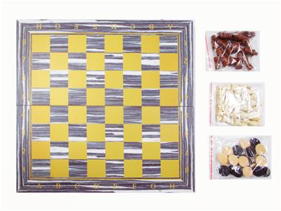 34*34木制国际象棋+西洋棋+双陆棋 - OBL10113800