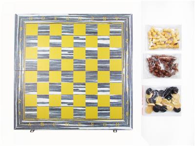 47.5*47.5木制国际象棋+西洋棋+双陆棋 - OBL10113802