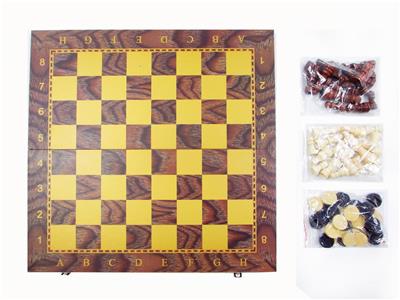 47.5*47.5木制国际象棋+西洋棋+双陆棋 - OBL10113807