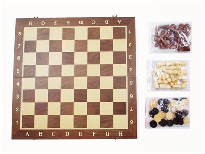 47.5*47.5木制国际象棋+西洋棋+双陆棋 - OBL10113812