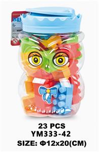 罐装积木猫头鹰23PCS - OBL10115427