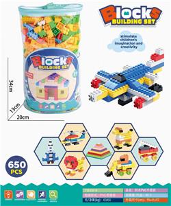 PVC手提袋积木650PCS - OBL10115487