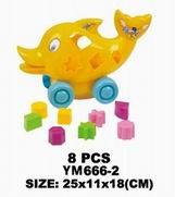 网袋海豚惯性智力积木8PCS - OBL10115496