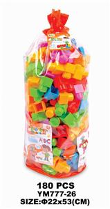 圆形拉线手提袋积木180PCS - OBL10115543
