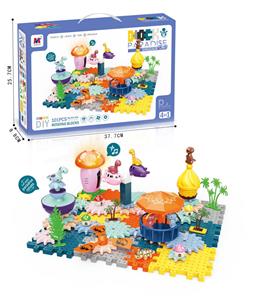 恐龙齿轮积木乐园四合一科教益智
（电动、音乐、灯光） 101PCS - OBL10115775