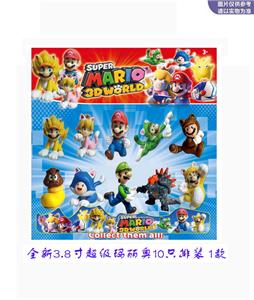 PVC软胶环保料1款全新3.8寸超级玛丽奥（10只排装） - OBL10116501