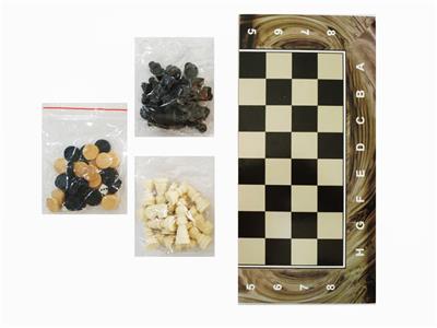 木制3合1小号国际象棋 - OBL10116693