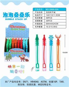 圣诞试管泡泡胶泡泡棒（48pcs整盒价格） - OBL10123668