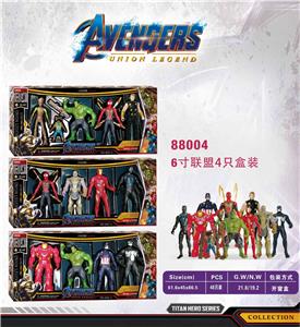 6寸联盟公仔 4只盒装 - OBL10126290