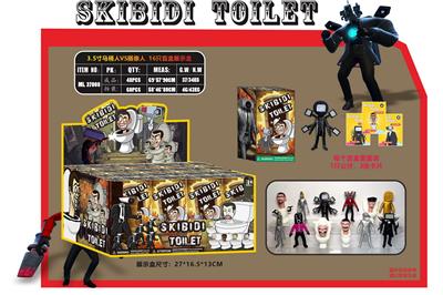 3.5寸马桶人VS摄像人 16只盲盒展示盒 - OBL10126489