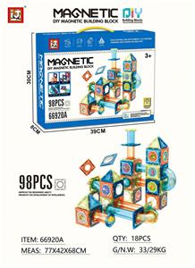 DIY彩窗轨道磁力片（98PCS） - OBL10131372