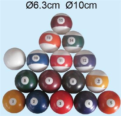 6只庄φ10.0cmPU台球 - OBL10139589