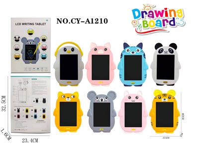 8.5寸LCD液晶卡通萌版动物造型写字板包电 (1*CR2025）单色显屏 - OBL10156388