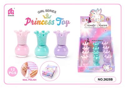 儿童彩妆儿童化妆品饰品美甲梳扮女孩玩具过家家新款DIY展示盒（12PCS） - OBL10156730