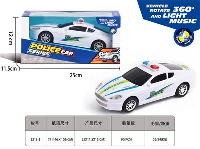 灯光音乐万向马丁警车 - OBL10160138