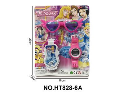 白雪公主翻盖手机*带2粒AG13*电子手表包电LR41一粒*眼镜 - OBL10162113