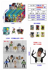 4寸马桶人公仔（10款）单只公仔+2张卡片24锡袋一展示盒 （1款） - OBL10165685