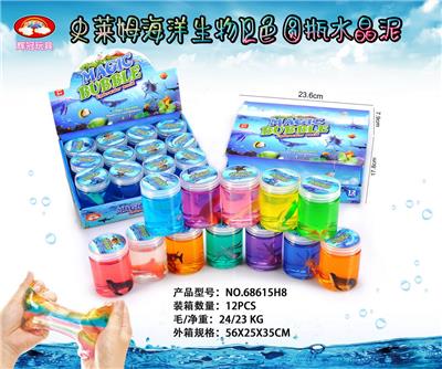 史来姆海洋生物12色圆瓶水晶泥 - OBL10170626