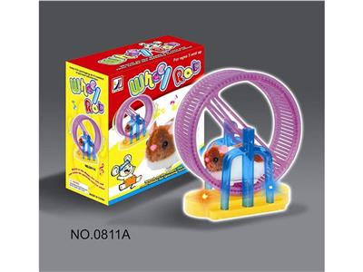 益智儿童亲子互动电动仿真毛绒仓鼠滚轮游戏 - OBL10171381