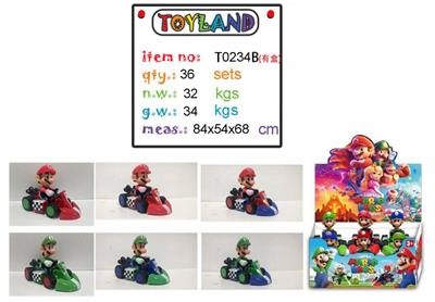 6寸马里奥赛车，6款混装 盒装 - OBL10175255