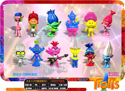 2.8-3.2寸魔发精灵3 12只OPP袋装 - OBL10175290