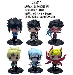 4寸Q版火影6款 OPP袋装 - OBL10175455