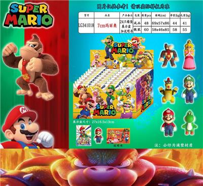 7CM超级玛丽奥 24只锡袋展示盒+卡片 - OBL10175609
